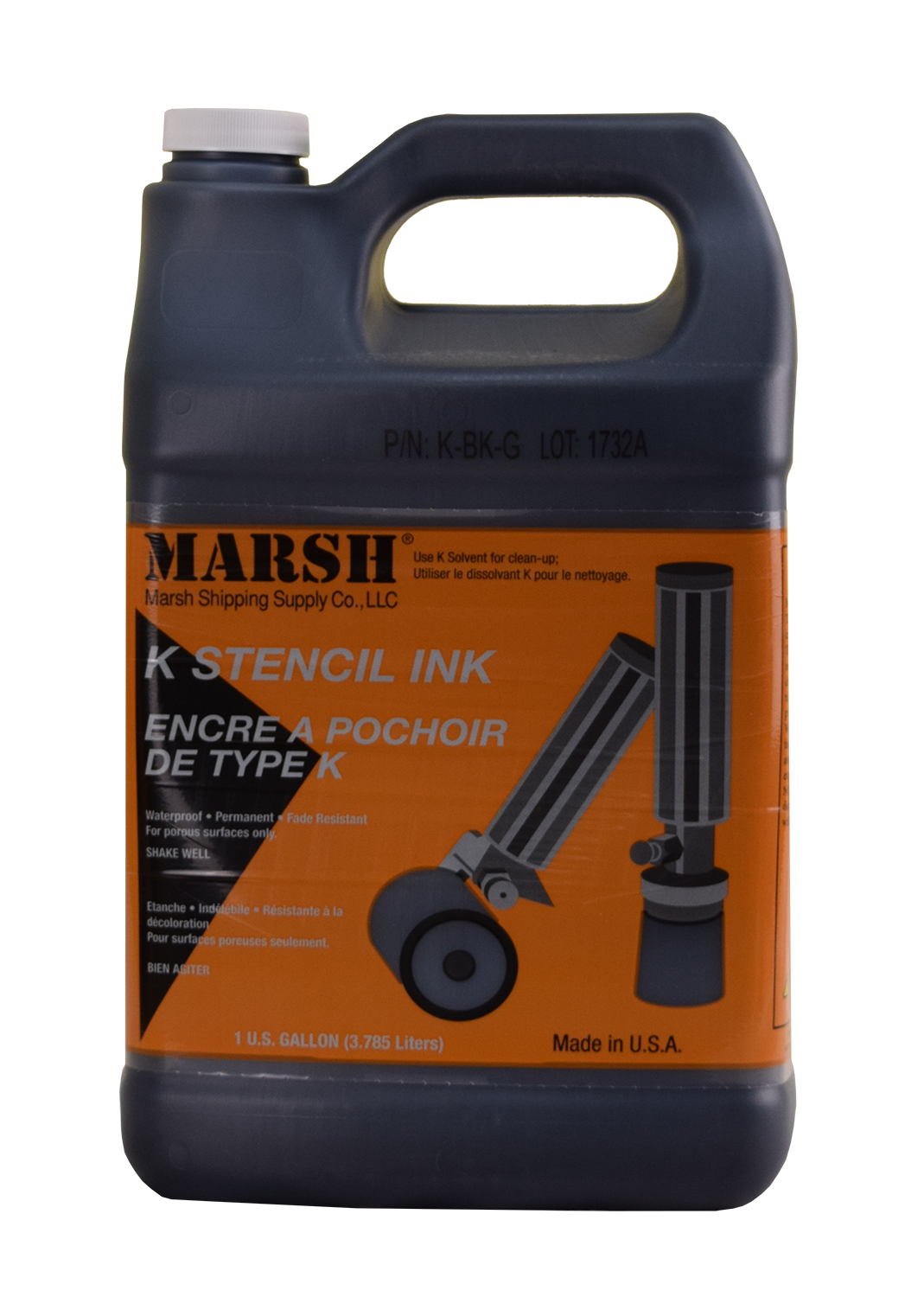 Stencil ink for marking applications